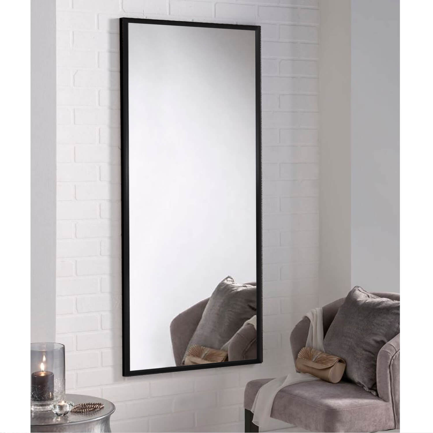 Full height mirror
